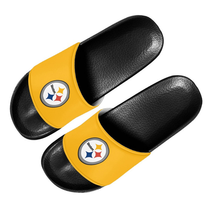 Women's Pittsburgh Steelers Flip Flops 002
